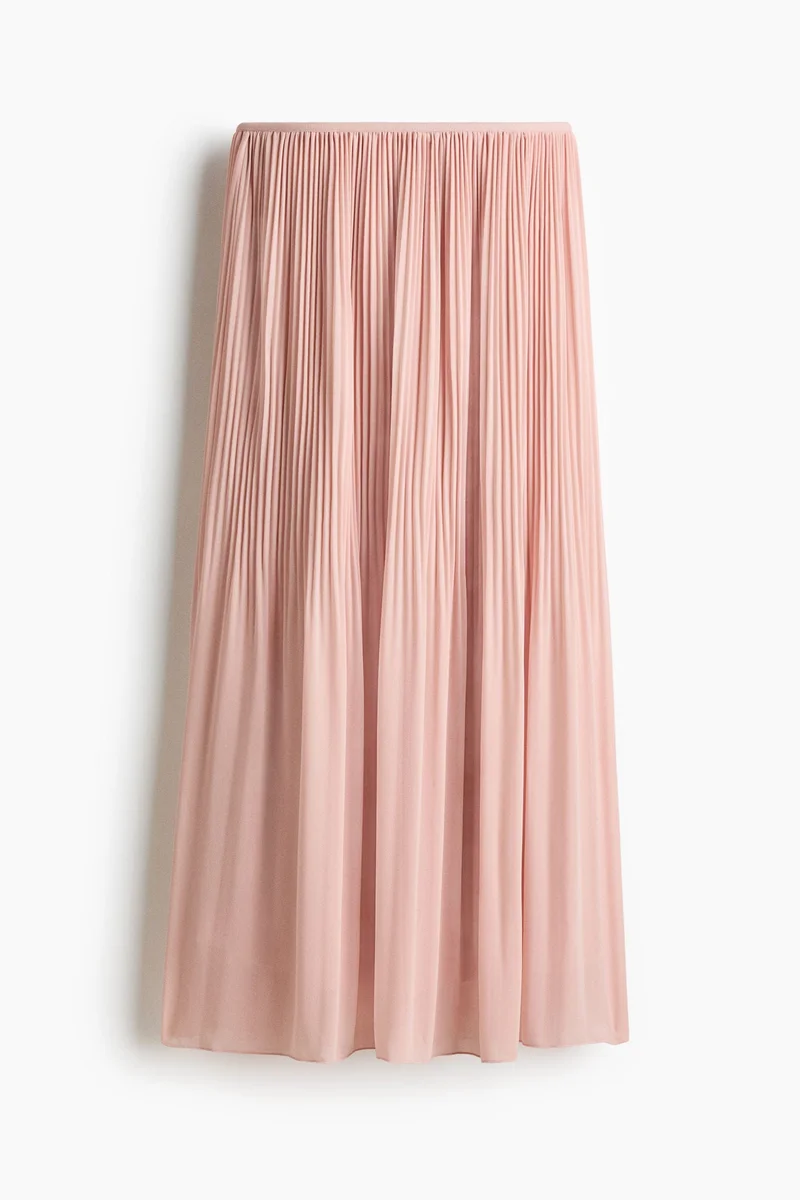 H&M Pleated chiffon skirt